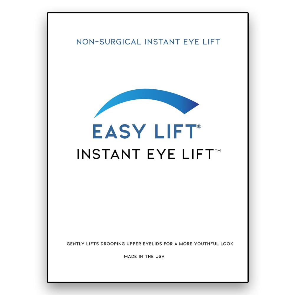 EasyLift The Original 60 Second Eye Lift Strips | Instant Upper Eyelid Lift for Droopy Eyes | As Seen On TV | Hypoallergenic, Lab Tested & Safe for Daily Use | Made in USA (64 pcs)