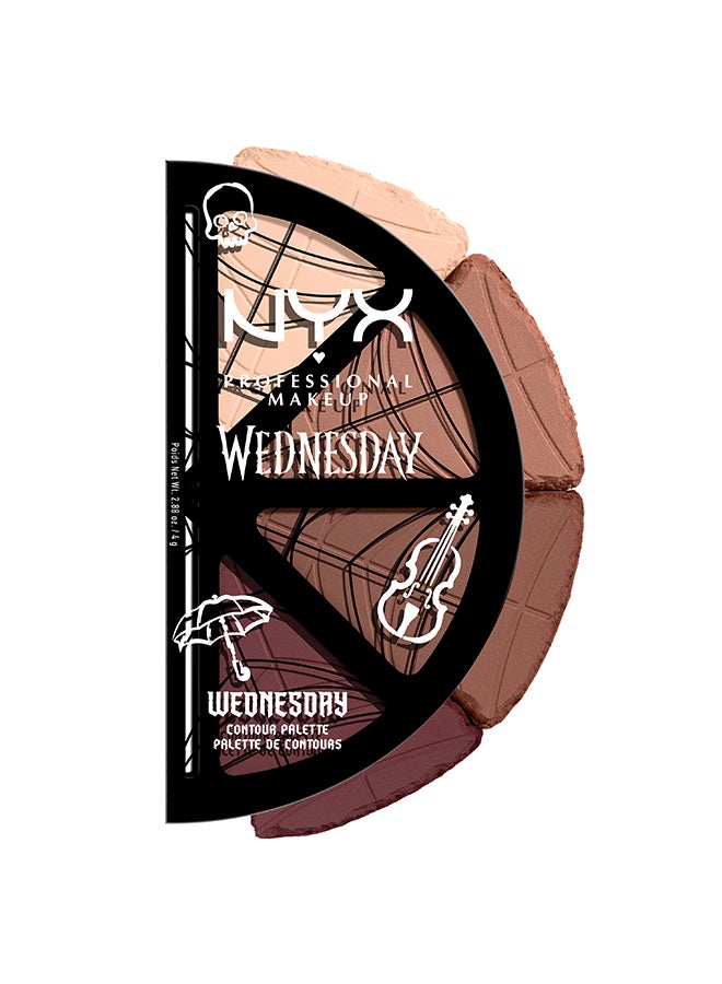 Wednesday Stained Glass Palette, Contour