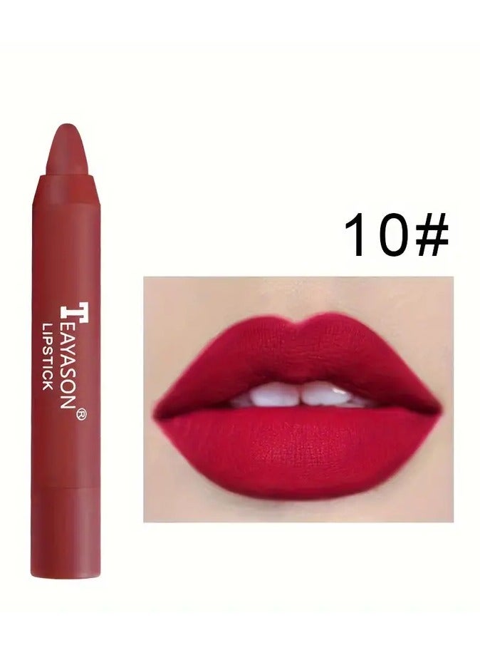 Matte Lipstick Color Rendering Moisturizing Lip Gloss Easy To Color Lip Glaze Rotating Lipstick Pen Valentine's Day Gifts