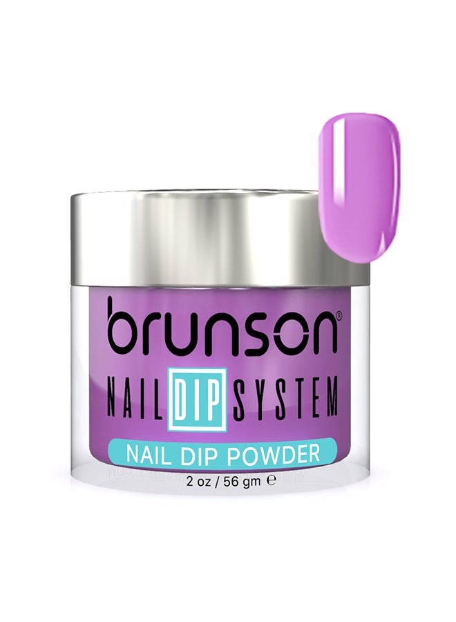 Nail Dip Powder Dip And Buff System Color 56gm, French Nail Art Starter Manicure Salon DIY At Home Odor Free And Long Lasting No Needed Nail Lamp Curing BDK018