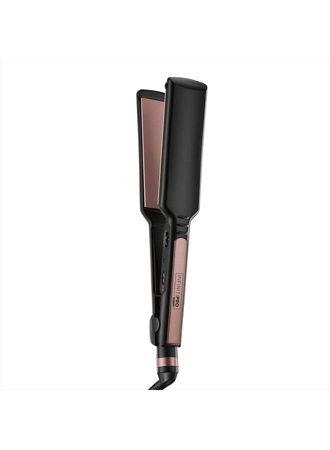 INFINITIPRO BY CONAIR Rose Gold Ceramic Flat Iron, 1 3/4-inch