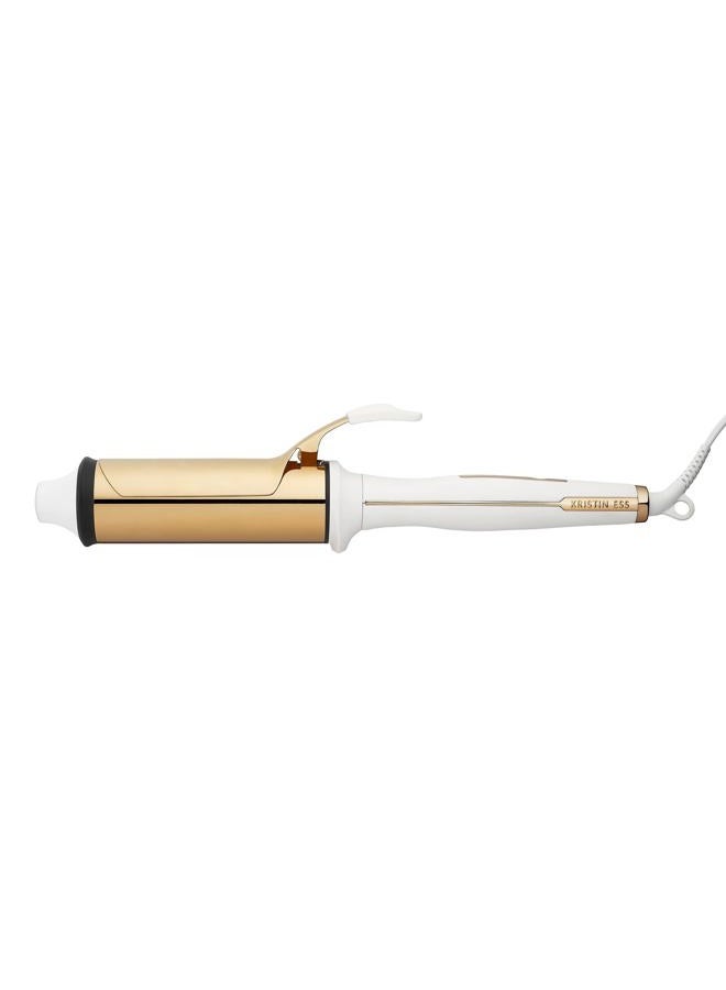 Hair 2 Inch Titanium Curling Iron for Big Blowout Waves + Volume-2” Salon Professional Wide + Large Barrel Curling Iron - Auto Shut-Off - Smooth+Shiny Loose Waves for Medium to Thick Hair