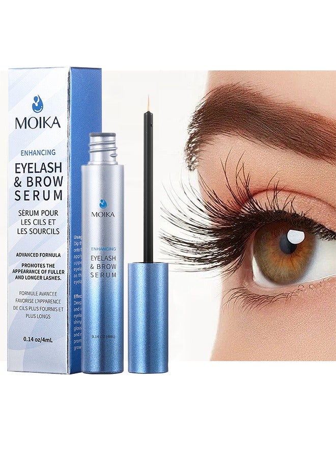 Eyelash&Brow Serum——Natural Eyelash Growth Serum and Brow Enhancer to Grow Thicker, Longer Lashes for Long, Luscious Lashes and Eyebrows[4ml]