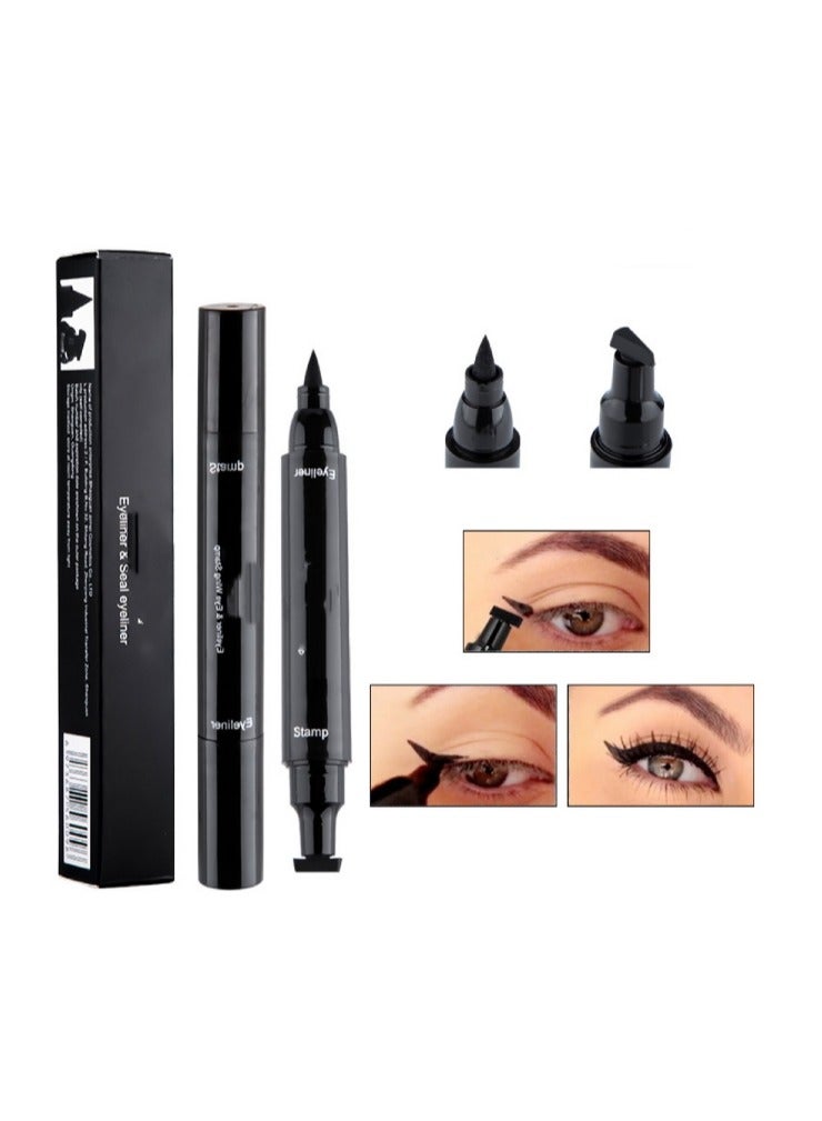 Double Head 2 In 1 Seal Stamp Eyeliner  Stamp, Winged Eyeliner Stamp