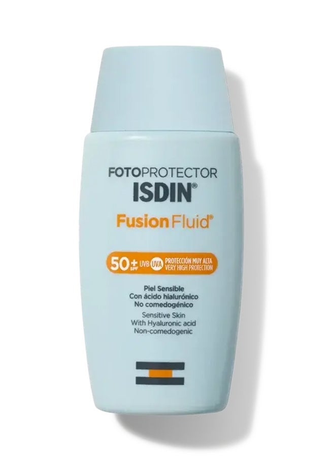 Fotoprotector Fusion Fluid Spf 50+ [50Ml] – Ultralight Facial Sunscreen With All-Day Hydration And A Matte, Non-Greasy Touch