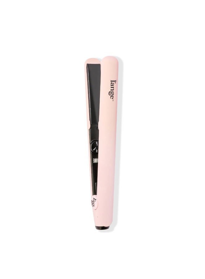 Le Ceramique 1-Pass Flat Iron Hair Straightener | Fast Heating Ceramic Flat Iron | Best Hot Tools Hair Straightening Iron to Lock in Moisture & Shine | Professional Hair Iron (Blush)