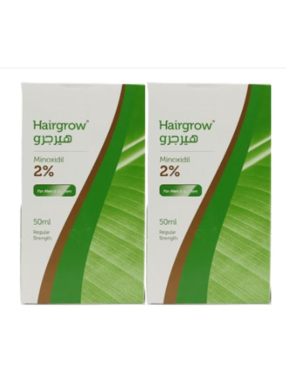 Hairgrow 2 % Minoxidil For Women 50ml 2PCS