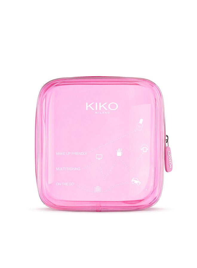 Mini Transparent Beauty Bag 13x13.5x6.5 Cm