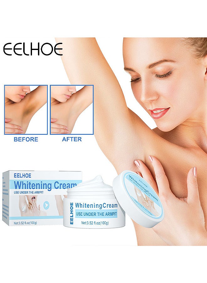 Whitening Cream - Dark Spot Corrector For Face And Body - Underarm Cream - Brighten And Moisturizes For Armpit Neck Knees - Body White Remove Melanin 100G