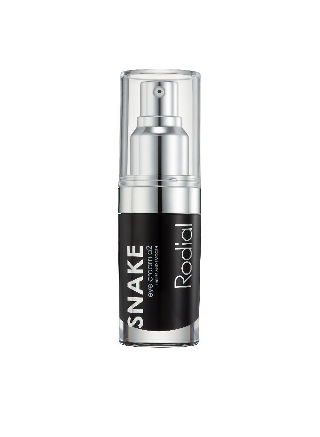 Rodial Snake Eye Cream 15ml – Advanced Firming for Wrinkled Eyes, Syn-Ake™ & Vitamin C, Smoothing Balm for Crow's Feet Relief 15ml