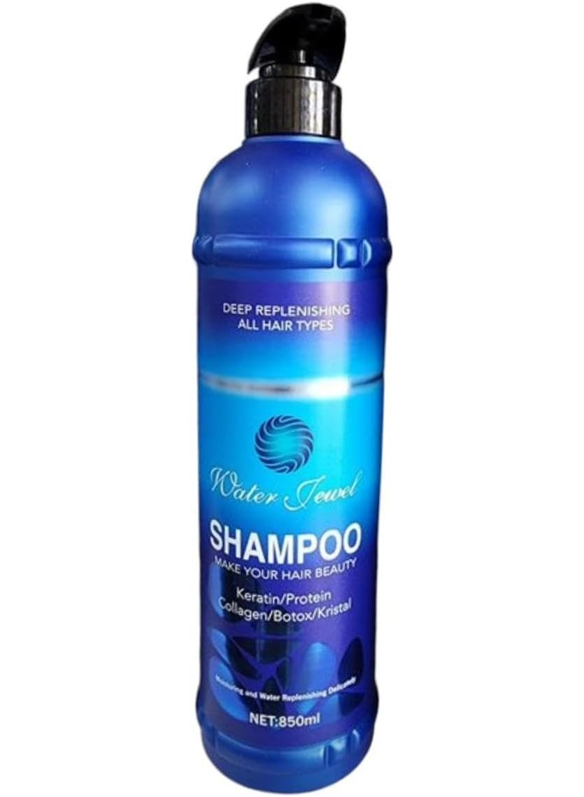 Water Jewel Original Shampoo Keratin Protein Collagen Kristal for Hair 850 ML