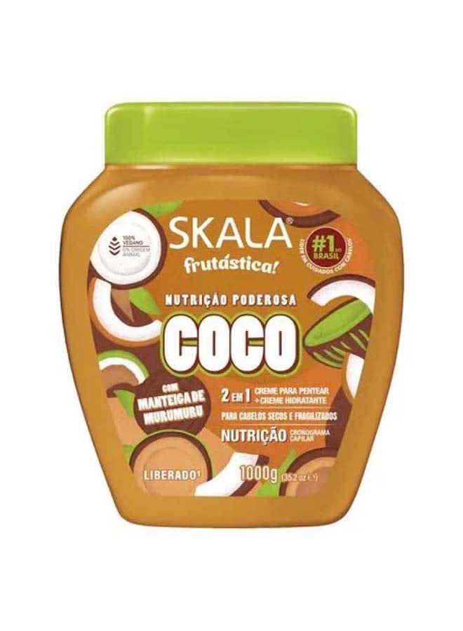 Óleo de Coco Conditioning Cream | Ideal for Smooth, Frizzy, Dry, Curly, Oily, Weak & Damaged Hair