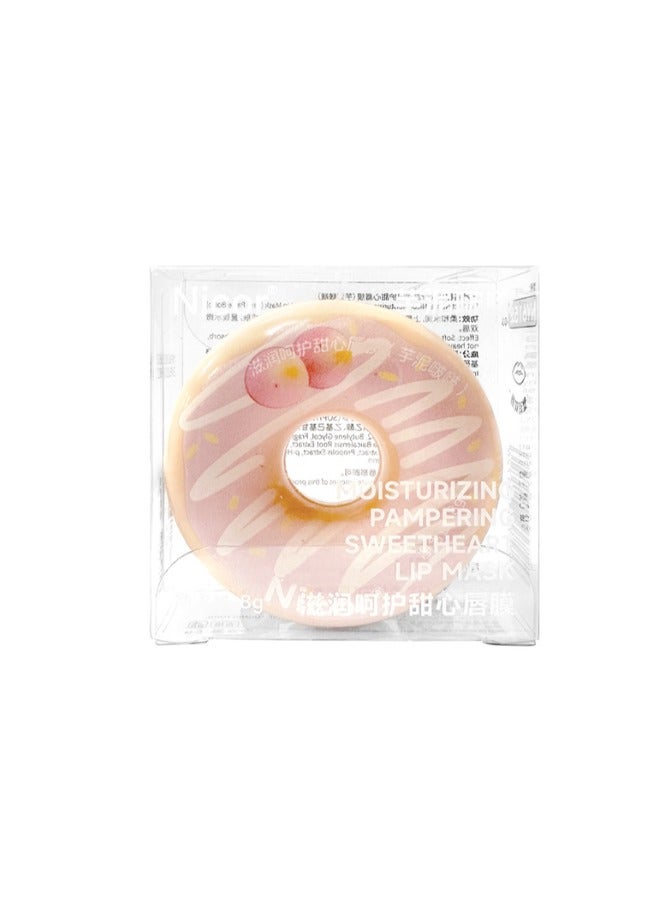 Donut lip mask lip care lightens lip lines and prevents chapped lips exfoliating lip oil moisturizing lip balm taro paste
