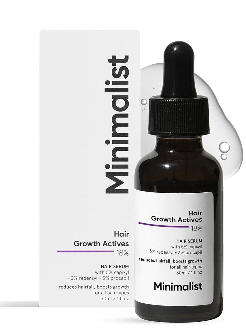 Hair Growth Serum With 3% Redensyl 3% Procapil, 5% Capixyl reduces hairfall and boosts growth 30ml