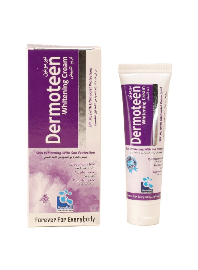 Dermoteen Radiance Face Cream SPF 30 – Brightening & Spot-Correcting Moisturizer 20ml | Evens Skin Tone, Hydrates & Protects