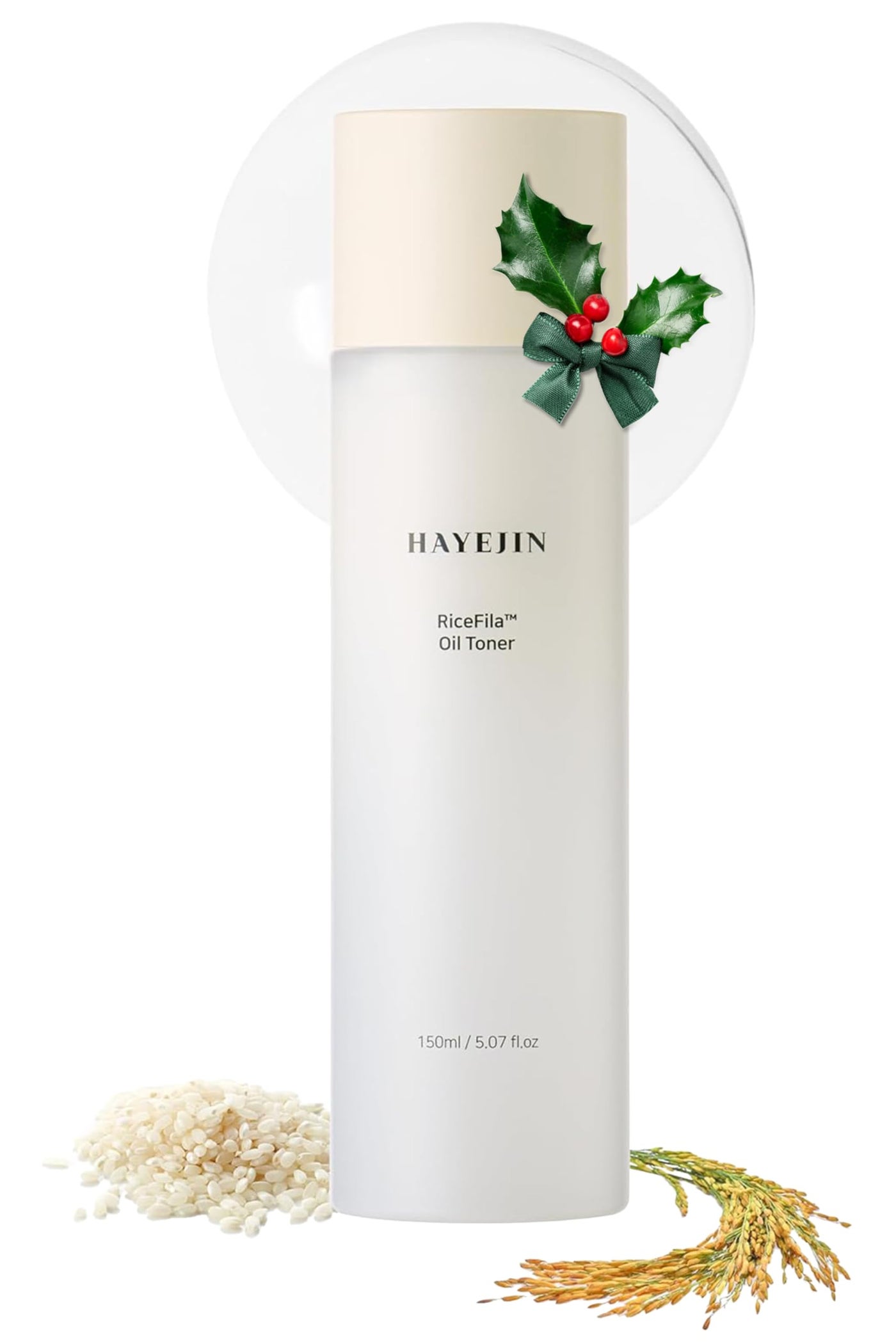 HAYEJIN RiceFila Milk Toner for Glass Skin â€“ 2-in-1 Hydrating Korean Rice Toner with Niacinamide, 8 Hyaluronic Acids & 6 Peptides â€“ Dual Phase Lightweight Rice Bran Facial Toner 5.07 fl oz