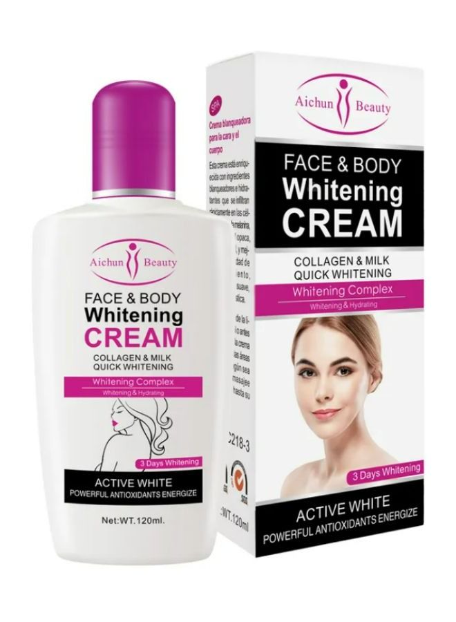 Face And Body Whitening Cream 3 Days Whitening120 ml
