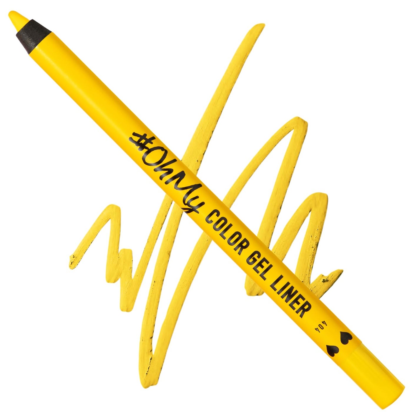 Lamel OhMy Color Gel Eyeliner Pencil - Long Lasting, Waterproof - Vibrant Colored Eyeliner, Highly-Pigmented - Yellow eyeliner