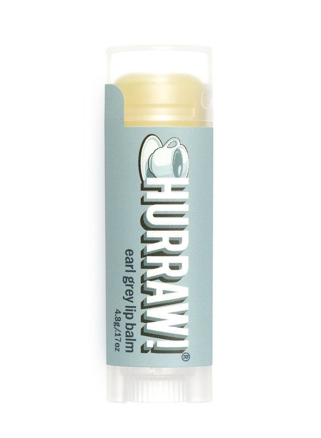 Hurraw! Earl Grey Lip Balm: Organic, Certified Vegan, Cruelty and Gluten Free. Non-GMO, 100% Natural Ingredients. Bee, Shea, Soy and Palm Free. Made in USA