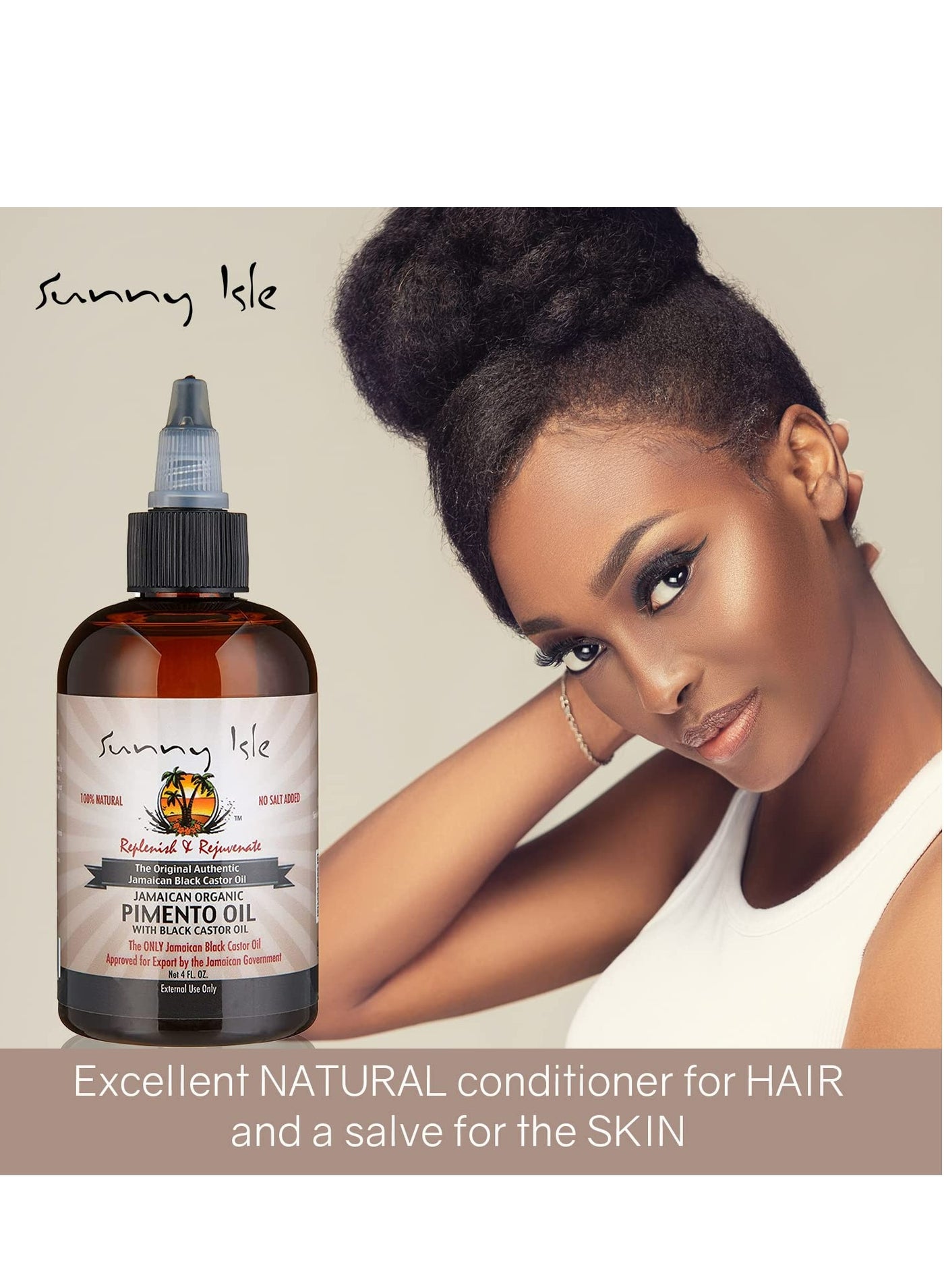 Jamaican Organic Pimento Oil With Black Castor Oil Clear