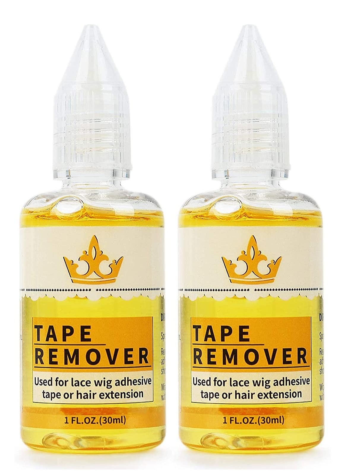 Tape in Extension Remover - Fast Acting Hair Extensions Hair Glue Lace Wig Glue Remover,Tape in Hair Extensions Adhesive Remover(Two Bottles)