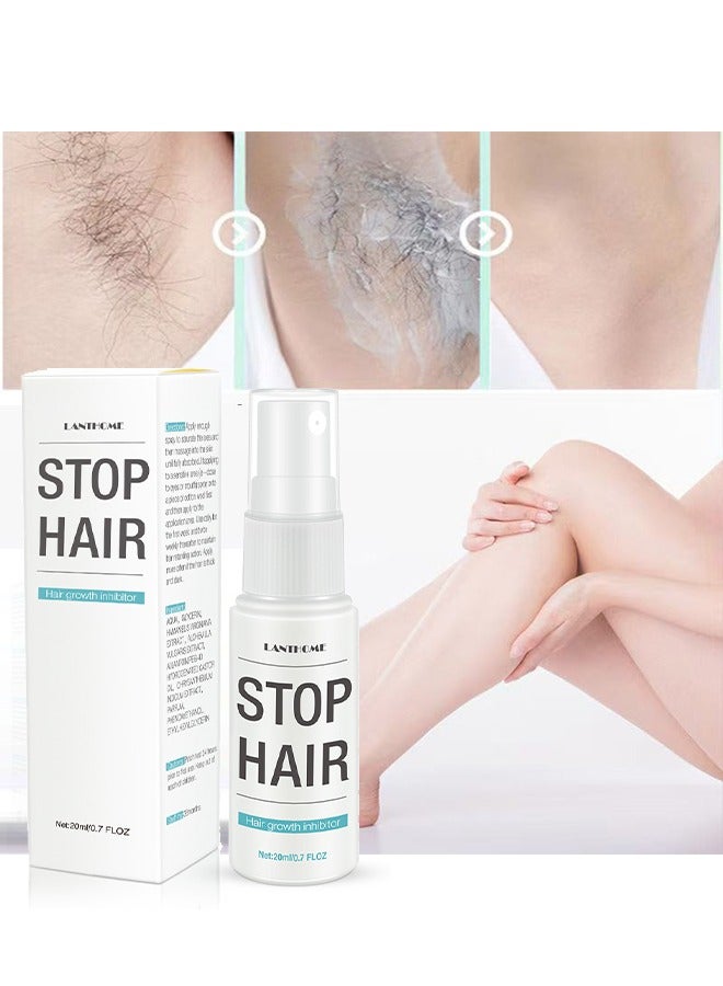 Stop Hair Hair Growth Inhibitor，hair inhibition spray 20ml