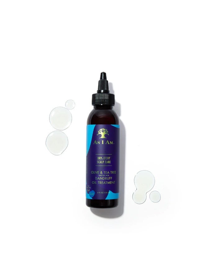 Dry And Itchy Scalp Care Olive And Tea Tree Salicylic Acid Dandruff Oil Treatment 120 ML