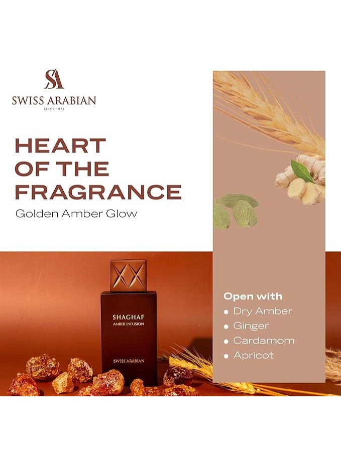 Swiss Arabian Shaghaf Amber Infusion Eau De Parfum 75ml - image 9