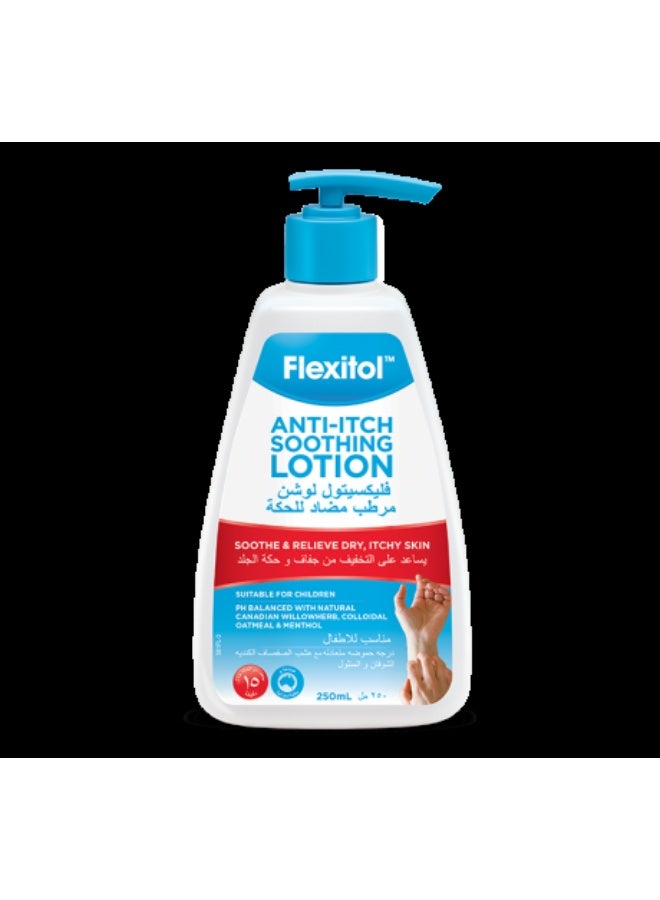 Flexitol Anti-Itch Soothing Lotion for Sensitive & Irritated Skin Relief – 250ml