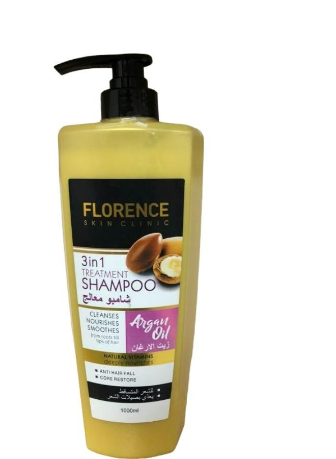 3 In 1 Treatment Shampoo Argan Oil 1000 ML