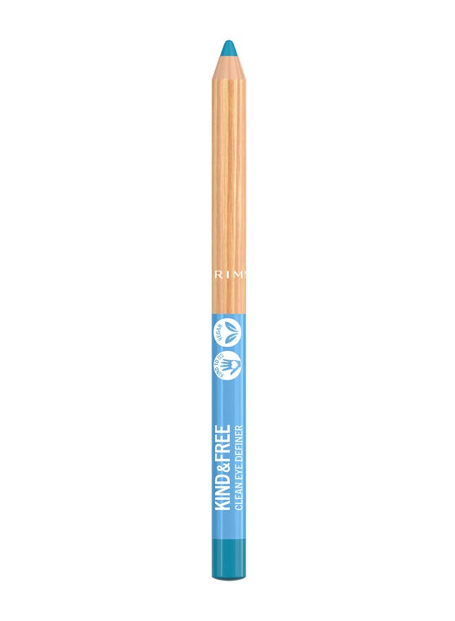Kind & Free Clean Eyeliner Pencil - 006 - Anime Blue, 1.1g