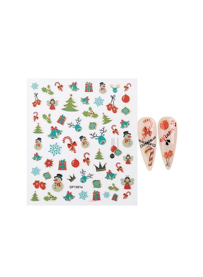 3D Design Stickers For Nails Art Decoration dp1581a
