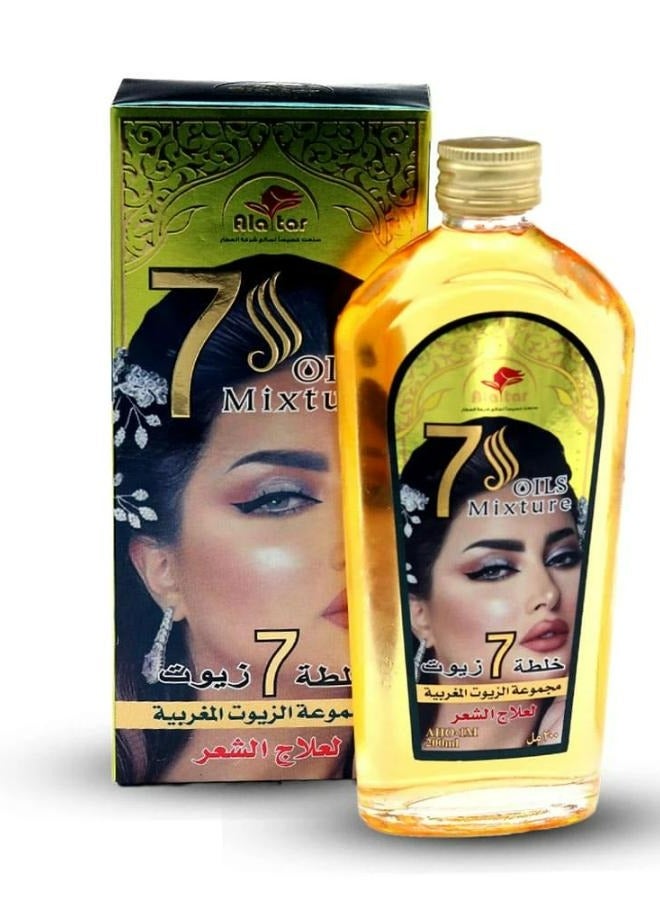7 Oils Mixture of Moroccan Oils for Hair Treatment 200 ML