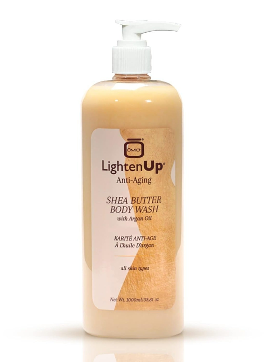 Anti-Aging Body Wash Formulated To Bright And Soften Skin With Argan Oil And Shea Butter 1000 ML