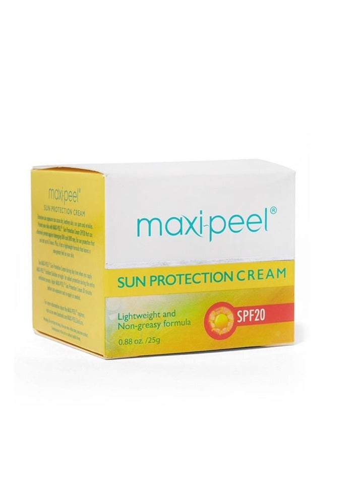 Sun Protection Cream With SPF 20 Lightweight and Non-greasy Formula - 25g