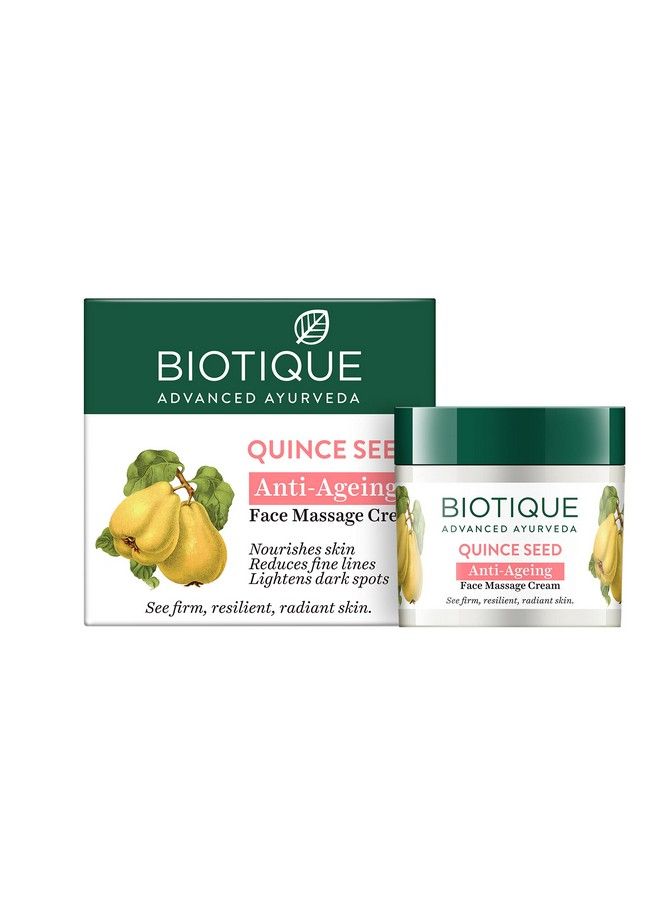 Biotique Quince Seed Nourishing Face Massage Cream 50 gm /1.69 Oz I Normal To Dry Skin
