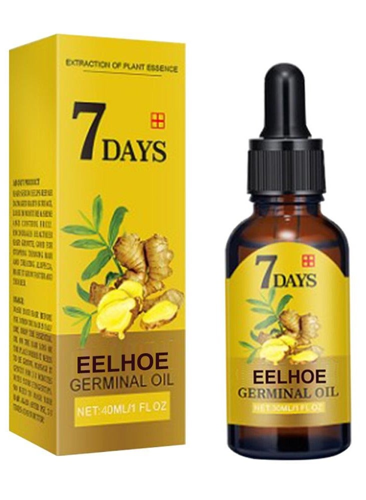 "Hair Growth Liquid For Women Ginger Hair Growth Essential Oil Products For Men Women Effective Prevent Hair Loss Scalp 40ml "