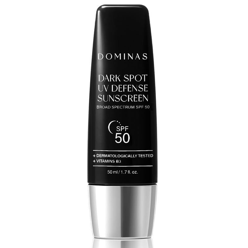 Tone-up Sunscreen DOMINAS (1.7fl oz) - SPF 50, Korean Skin Care, Niacinamide, Panthenol, UV Defense Sunblock, No White Cast, Non-Greasy, Hydrating, Lightweight Protection for Face & Body