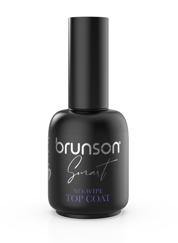 Gel Nail Polish Smart Nail Top Gel Polish 15ml No wipe Top Coat for Nails Long Lasting Gel Polish Top Coat Gel for Chip Free Shine Strengthens Weak Brittle Healthy Nails Soak Off UV Gel Polish