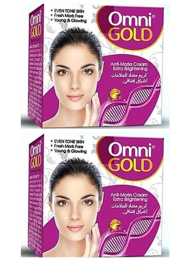 Gold Anti-Marks Cream Extra Brightening Cream 2 Pcs 2*30 g