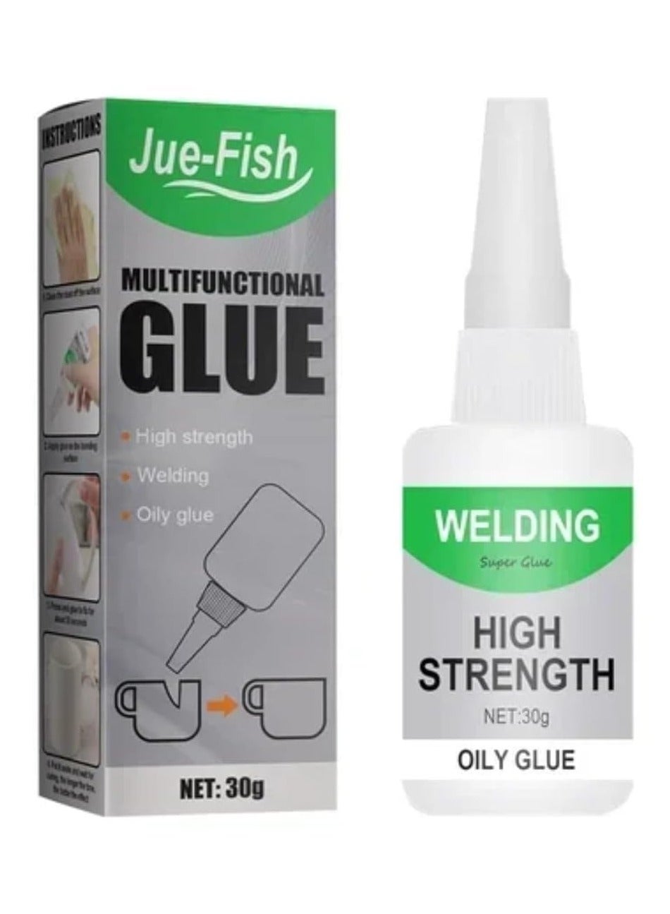 Jue Fish Welding High-Strength Oily Glue，Jue Fish Glue,Jue Fish Multifunctional Glue,Universal Super Glue Welding Oily Glue,for Metal, Plastic, Wood, Ceramics, Leather-1 PCS