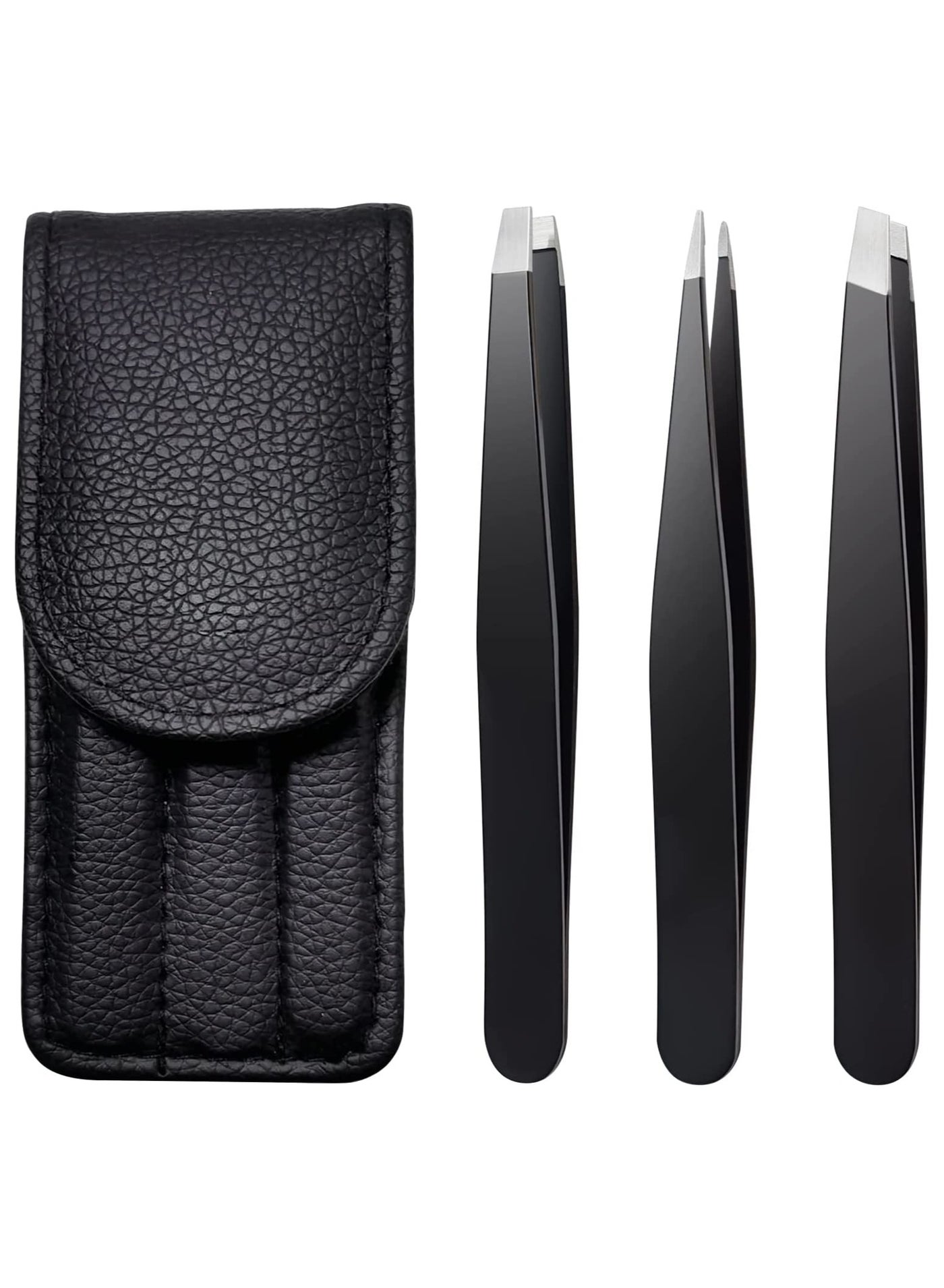 Eyebrows Tweezers Set,Stainless Steel Precision Remover Kit for Facial Hair, Inward Growing Hair and Splinter