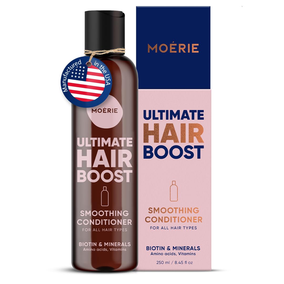 Moerie Ultimate Hair Growth Conditioner â€“ For Longer, Thicker, Fuller Hair - Vegan Friendly Volumizing Hair Products â€“ Paraben & Silicone Free â€“ All Hair Types â€“ Reverse Hair Loss â€“ 8.45 fl oz (250ml)