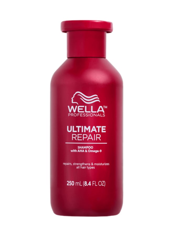 Ultimate Repair Shampoo For Damaged Hair - Rebuilds Bonds And Detoxifies With Aha And Omega-9 (250 Ml)