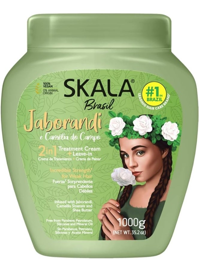Expert Jaborandi & Camellia Conditioning Cream | Ideal for Smooth, Frizzy, Dry, Curly, Oily, Weak & Damaged Hair