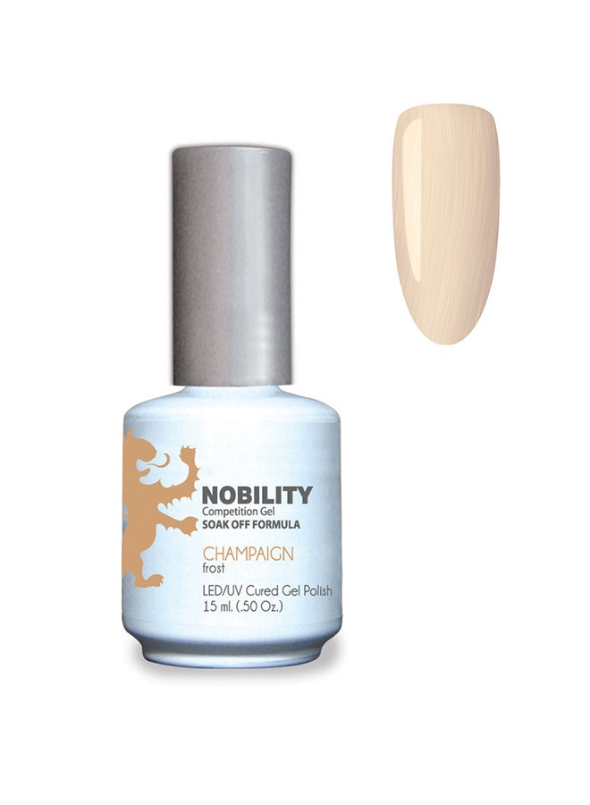 Gel Nail Polish 15 ml, Long Lasting, Chip Resistant, Requires Drying Under UV Led Lamp Champaign Nbgp32