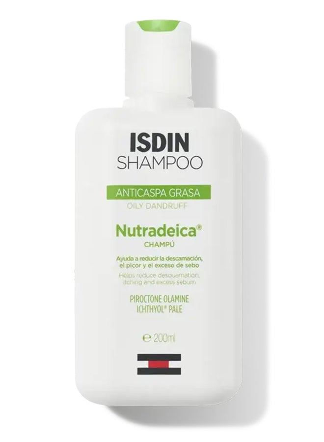 Nutradeica Anti-Oily Dandruff Shampoo [200Ml] – Medicated Scalp Treatment That Eliminates Oily Scales And Calms Intense Itching