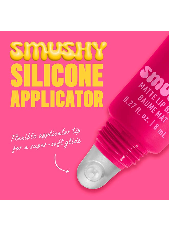 Smushy Matte Lip Balm, Soft Diffused Color, Matte FinishShe's Serving - image 7