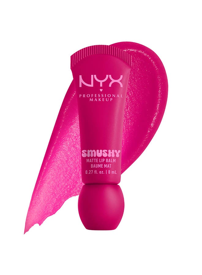 Smushy Matte Lip Balm, Soft Diffused Color, Matte FinishShe's Serving