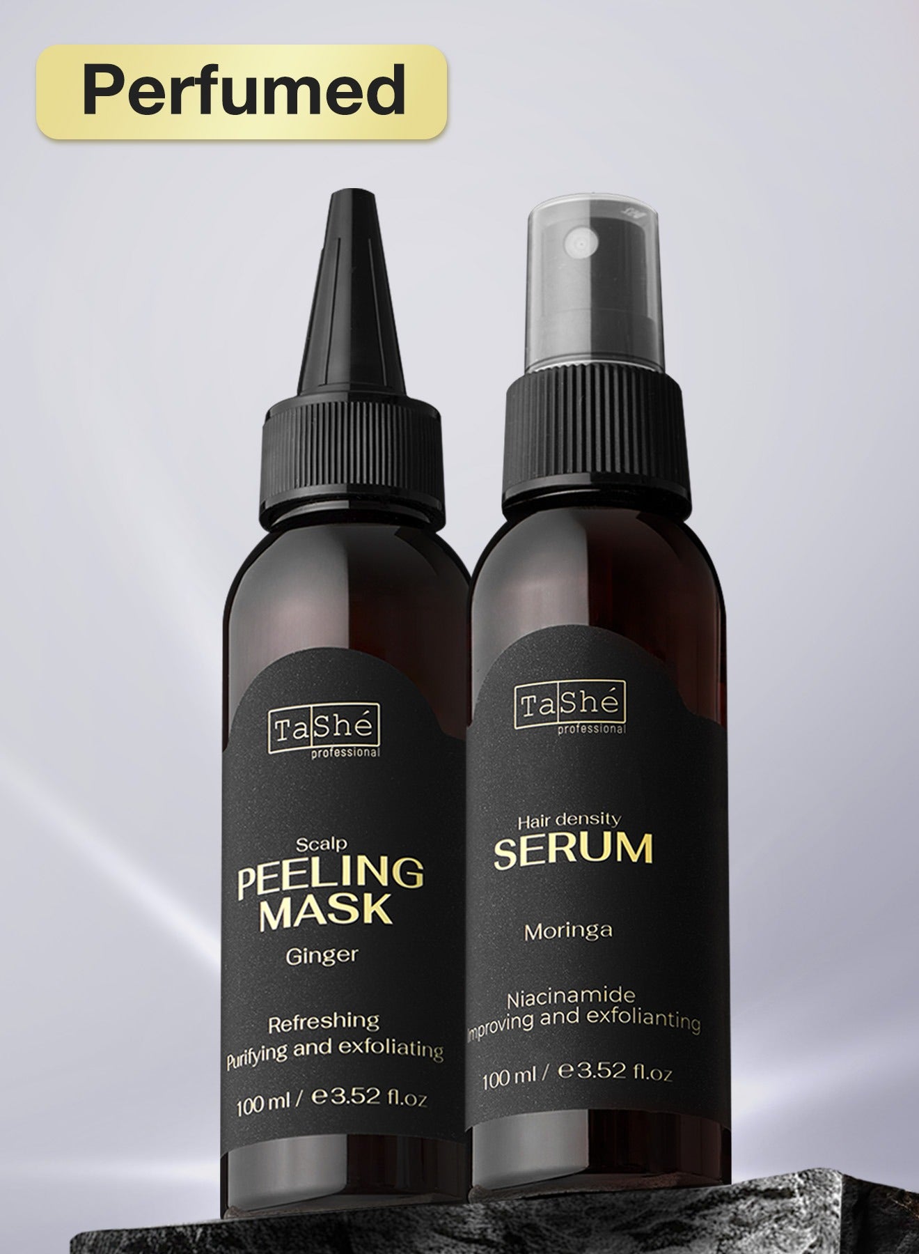 Hair Growth Boost Set – Scalp Peeling Mask & Hair Growth Serum – Effective Hair Restoration and Revitalization